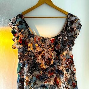 Floral Off-Shoulder Women's Top